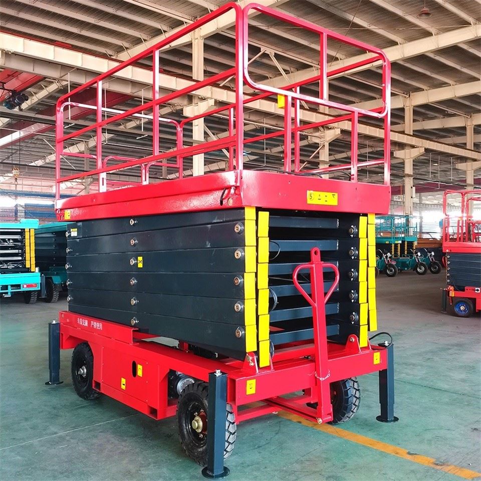 Aerial Work Towable Scissor Lift Platform factory